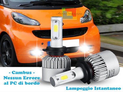LAMPADE FENDINEBBIA A LED SMART FORTWO 451 CAMBUS BIANCO GHIACCIO