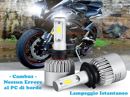 LAMPADE ANABBAGLIANTI A LED YAMAHA R6 LAMPEGGIO ISTANTANEO 6000K