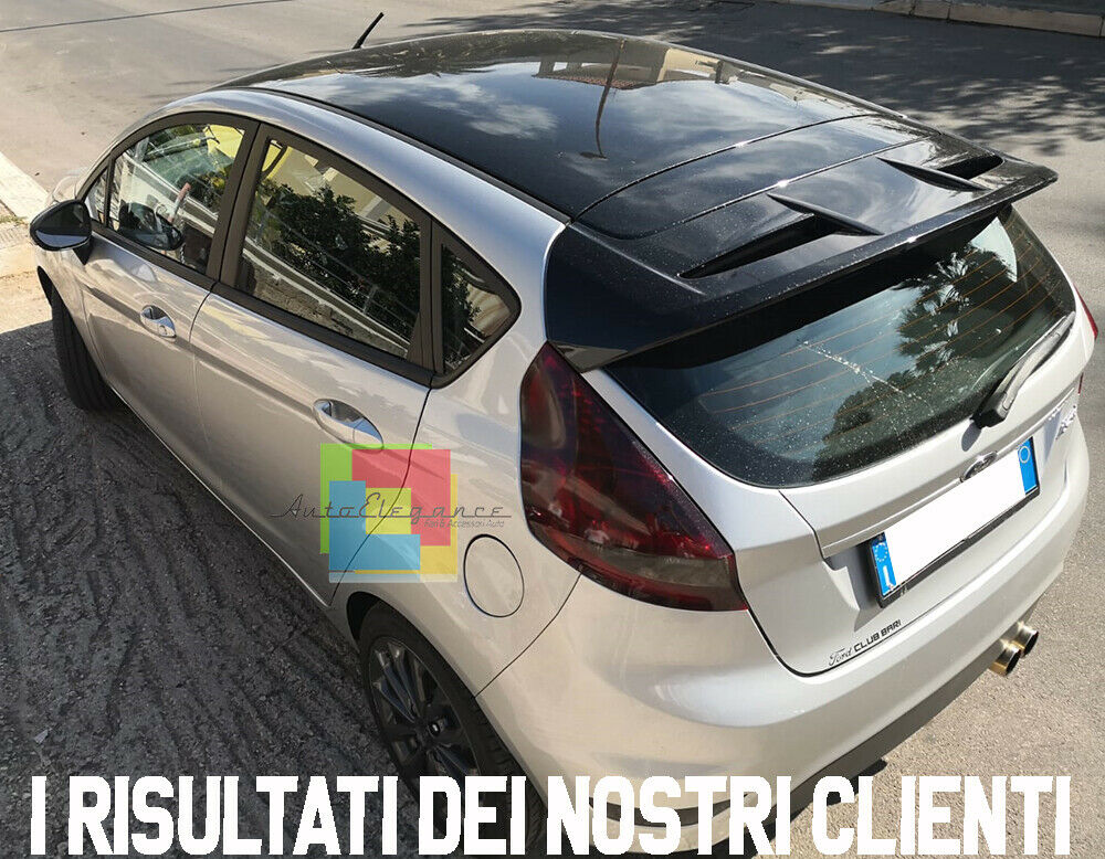 FORD FIESTA VI MK7 2008 AL 2017 SPOILER SUL TETTO POSTERIORE & TERZO STOP - ABS