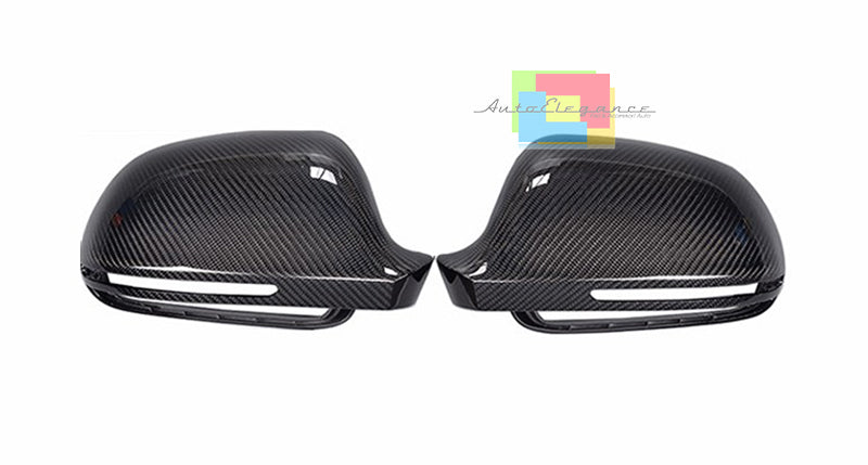 AUDI A6 S6 4F C6 2009-05/2010 SPECCHI IN CARBONIO CALOTTE FRECCIA A LED AUTOELEGANCERICAMBI