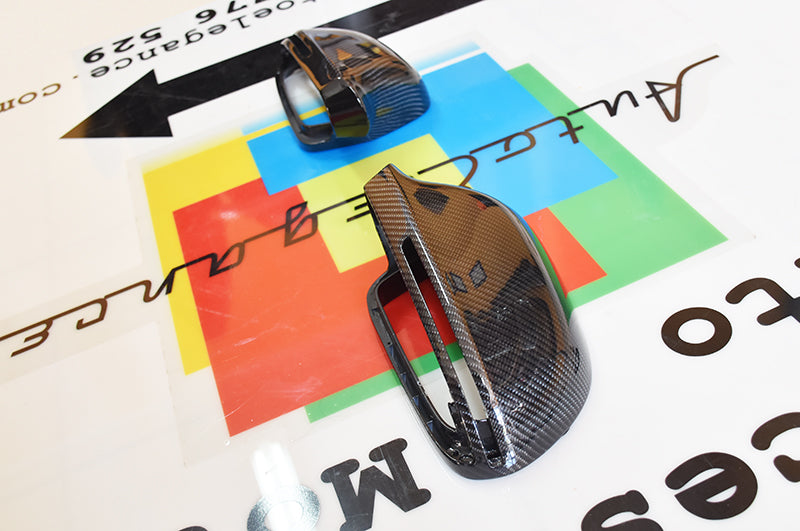 AUDI A6 S6 4F C6 2009-05/2010 SPECCHI IN CARBONIO CALOTTE FRECCIA A LED AUTOELEGANCERICAMBI