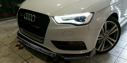 AUDI A3 8V 12-16 ABS SPLITTER FRONT BUMPER SPOILER