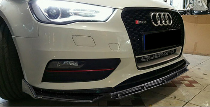 AUDI A3 8V 12-16 ABS SPLITTER FRONT BUMPER SPOILER