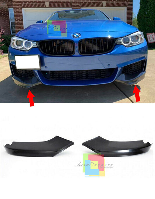 BMW SERIE 4 F32 F33 F36 2014+ SPLITTER SPOILER BAFFI SOTTO PARAURTI M SPORT AUTOELEGANCERICAMBI