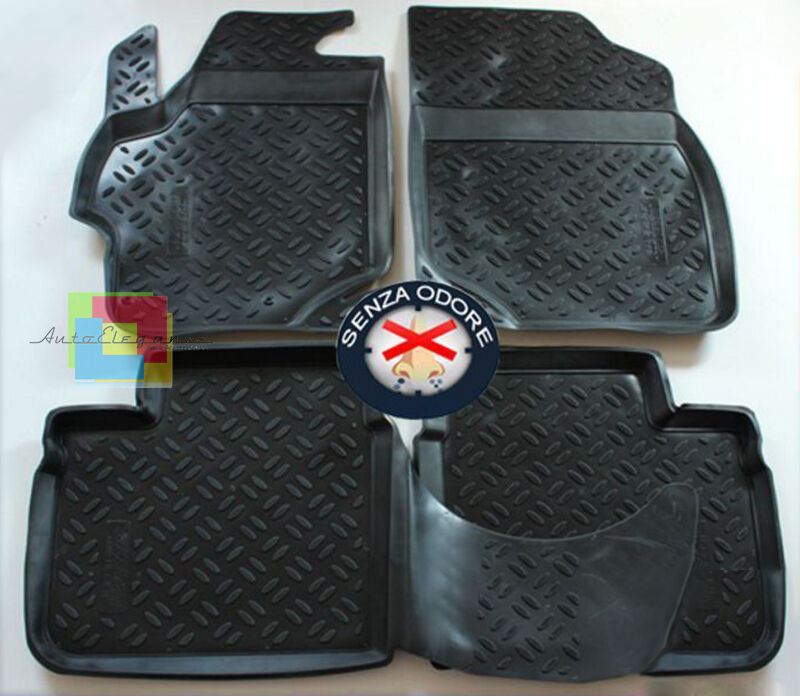 CITROEN C-ELYSEE 2012+ SET TAPPETINI AUTO IN GOMMA - TAPPETI TOP QUALITA AUTOELEGANCERICAMBI