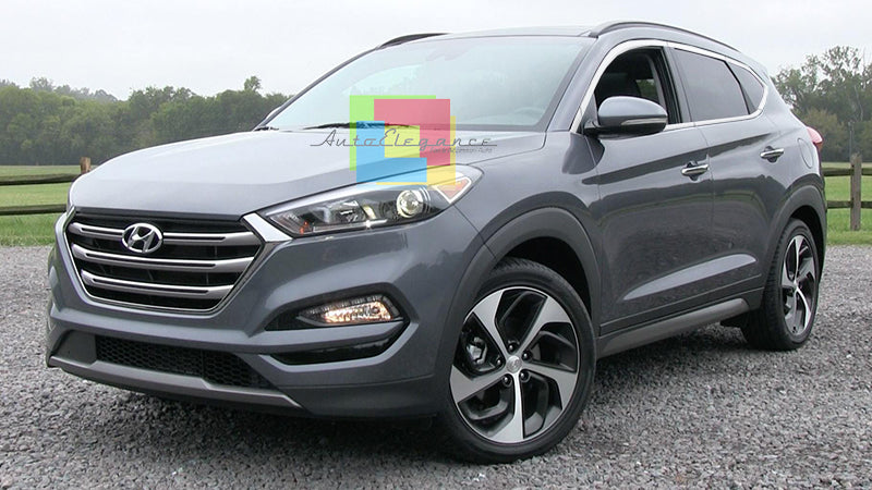 CORNICE COMPLETA FINESTRINI CROMATA HYUNDAI TUCSON 2015+ - MODANATURE ACCIAIO AUTOELEGANCERICAMBI
