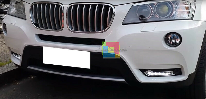 GRIGLIE INFERIORI LUCI DIURNE LED DAYTIME PER BMW X3 F25 2010-2014 LOOK SPORTIVO