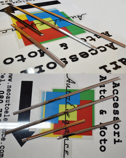 MODANATURE CROMATE LATERALI ADESIVE VOLVO S60 BERLINA 2011-2013 ACCIAIO INOX