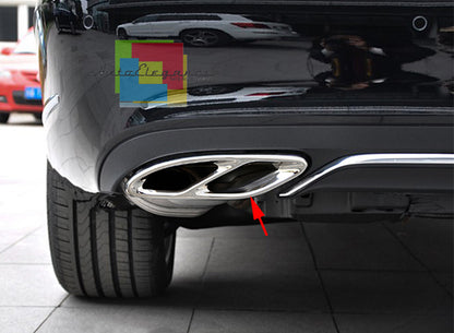 CORNICI TERMINALI CROMATE MERCEDES Classe E W212 2014-2015 ADESIVI SOLO ESTETICA AUTOELEGANCERICAMBI