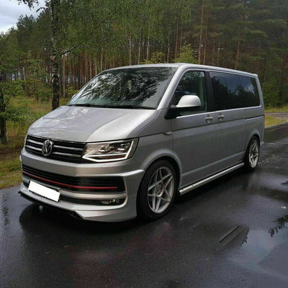 SOTTO PARAURTI VW T6 2015 IN POI ANTERIORE LOOK SPORTIVO ABT .-