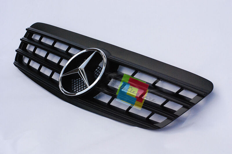 MERCEDES CLASSE S W220 1998-2002 GRIGLIA ANTERIORE LOOK AMG CALANDRA NERA