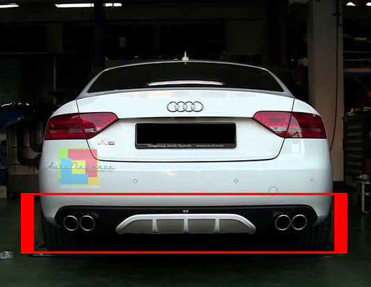 DIFFUSORE DOPPIO SCARICO POSTERIORE SOTTO PARAURTI AUDI A5 SPORTBACK 08-11