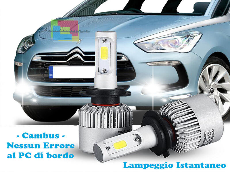 LAMPADE FENDINEBBIA A LED CITROEN DS5 CAMBUS BIANCO GHIACCIO CREE