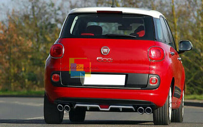 FIAT 500L DIFFUSORE POSTERIORE SOTTO PARAURTI QUATTRO TERMINALI ABS