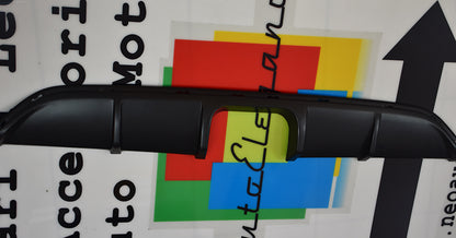 SMART FORTWO 451 2012-2015 DOPPIO ESTRATTORE SPOILER DIFFUSORE POSTERIORE