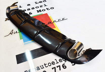 AUDI A6 4F C6 2004-2008 AVANT DIFFUSORE SOTTO PARAURTI RS6 + TERMINALI ACCIAIO AUTOELEGANCERICAMBI