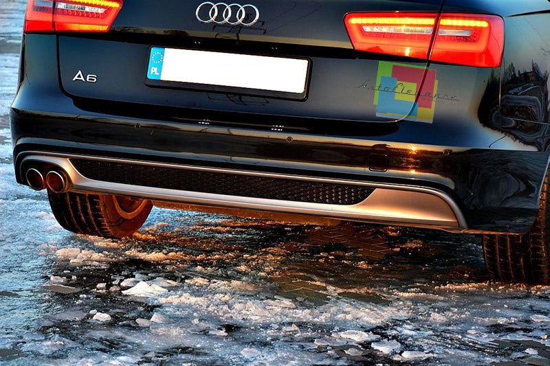 SOTTO PARAURTI DIFFUSORE POSTERIORE PER UN LOOK S LINE - AUDI A6 4G C7 2011-2014