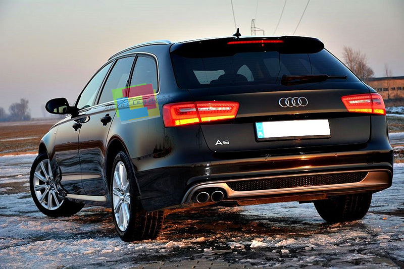 SOTTO PARAURTI DIFFUSORE POSTERIORE PER UN LOOK S LINE - AUDI A6 4G C7 2011-2014