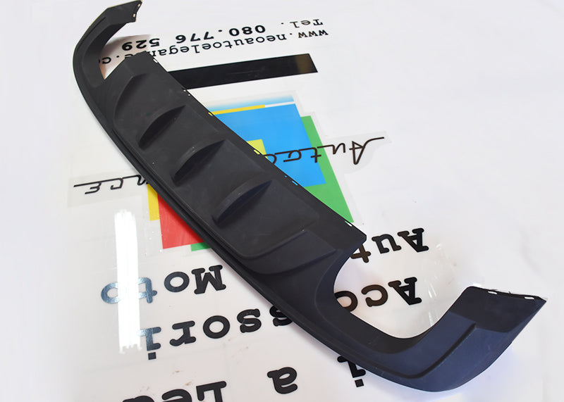 SOTTO PARAURTI LOOK SPORTIVO - DIFFUSORE POSTERIORE AUDI A3 8V 2012+ SPORTBACK