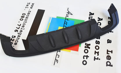SOTTO PARAURTI LOOK SPORTIVO - DIFFUSORE POSTERIORE AUDI A3 8V 2012+ SPORTBACK