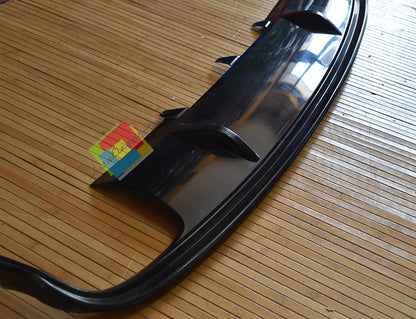 REAR DIFFUSER Audi A4 B8 8K 2007-2011 UNDER BUMPER LOOK RS4 S4 SLINE