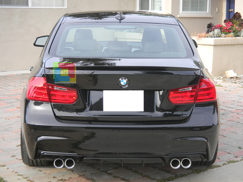 KIT SOTTO PARAURTI ANTERIORE + DIFFUSORE BMW SERIE 3 F30 F31 2011+ LOOK M-SPORT