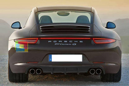 DIFFUSORE POSTERIORE PORSCHE 911 991 2011+ SOTTO PARAURTI LOOK SPORTIVO