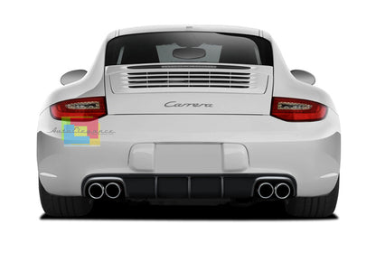 SOTTO PARAURTI PORSCHE 911 991 2011+ DIFFUSORE POSTERIORE LOOK SPORTIVO