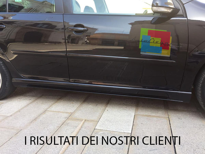 MINIGONNE LATERALI LOOK SPORTIVO - VW GOLF 5 03-08 SPOILER SOTTO PORTA GTI