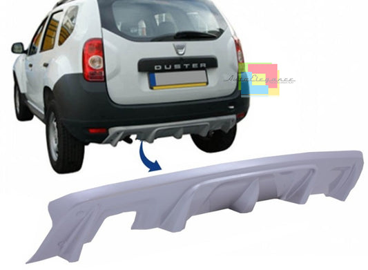 DACIA DUSTER 2010-2017 DIFFUSORE SPOILER SOTTO PARAURTI POSTERIORE IN ABS AUTOELEGANCERICAMBI