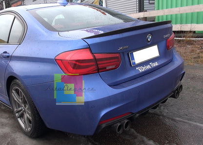 BMW SERIE 3 F30 F31 DIFFUSORE POSTERIORE M PERFORMANCE NERO LUCIDO - IN ABS AUTOELEGANCERICAMBI