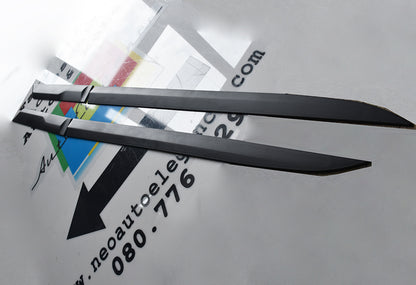 MITSUBISHI L200 PROTEZIONE PORTIERE ADESIVE 3M IN ABS 4 PEZZI BOMBATURE PORTA