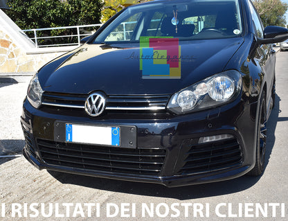 VW GOLF 6 2008-2012 PARAURTI ANTERIORE COMPLETO LOOK R20 + LUCI DIURNE