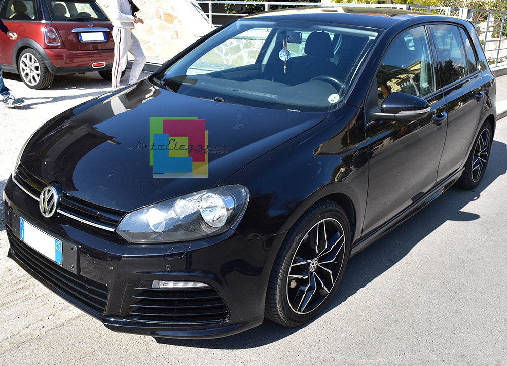 VW GOLF 6 2008-2012 PARAURTI ANTERIORE COMPLETO LOOK R20 + LUCI DIURNE