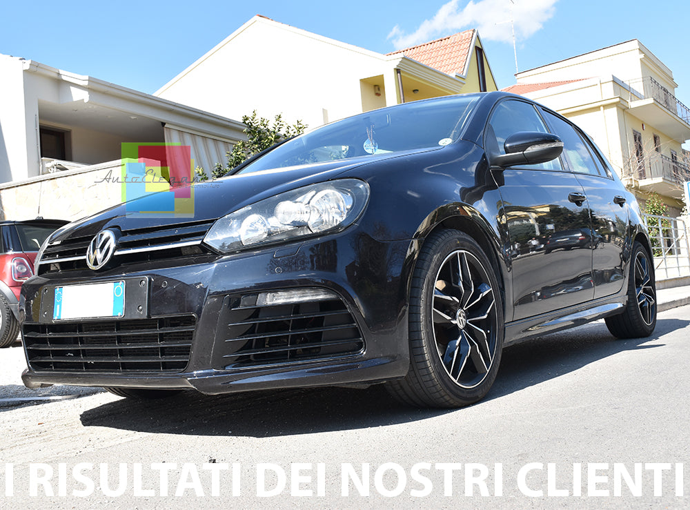 MINIGONNE LATERALI PER VW GOLF 6 VI 2008 AL 2013 SOTTO PORTA RLINE ABS / PLASTIC