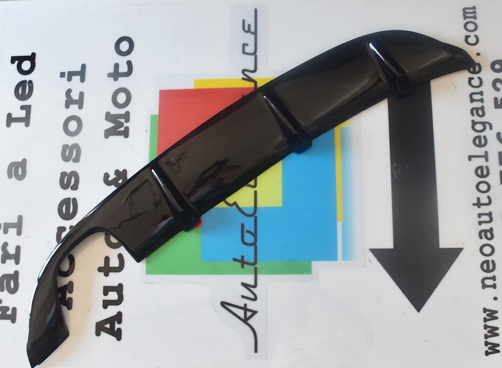 VW SCIROCCO 2008-2014 REAR DIFFUSER UNDER BUMPER RLINE LOOK IN ABS