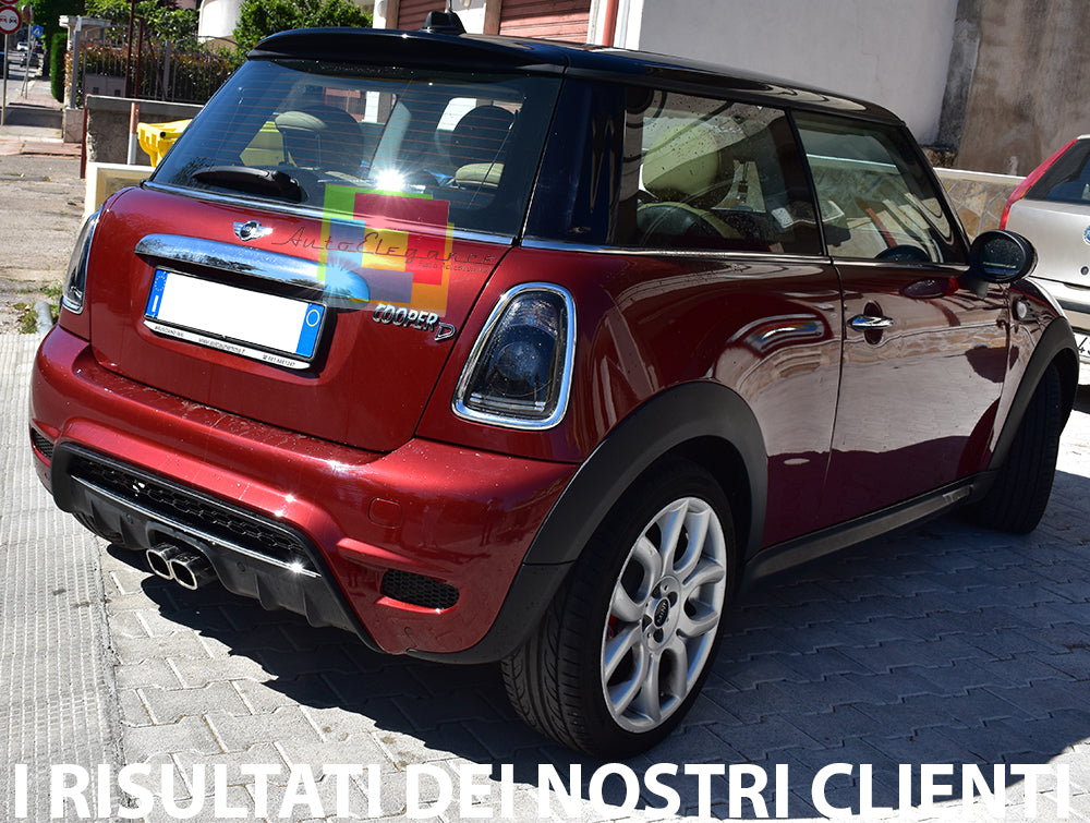 MINI COOPER R56 2006-2010 PARAURTI POSTERIORE COMPLETO LOOK SPORTIVO