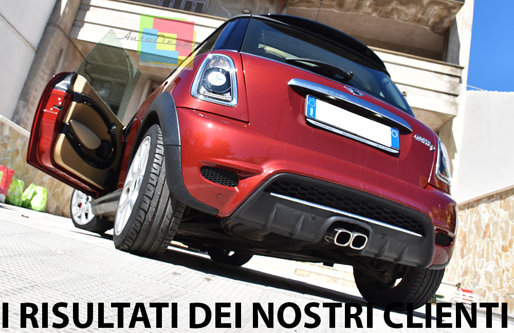 MINI COOPER R56 2006-2010 PARAURTI POSTERIORE COMPLETO LOOK SPORTIVO