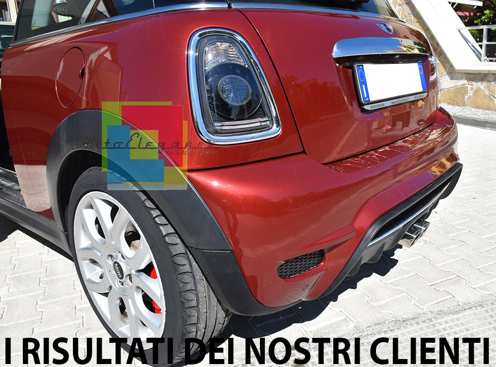 MINI COOPER R56 2006-2010 PARAURTI POSTERIORE COMPLETO LOOK SPORTIVO