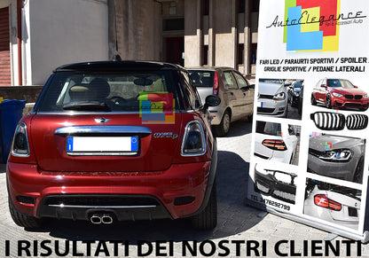 MINI COOPER R56 2006-2010 PARAURTI POSTERIORE COMPLETO LOOK SPORTIVO