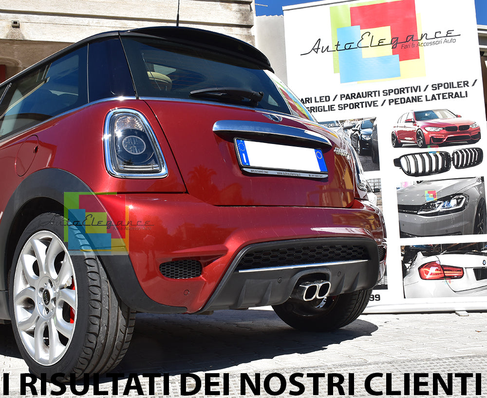MINI COOPER R56 2006-2010 PARAURTI POSTERIORE COMPLETO LOOK SPORTIVO
