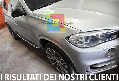 PEDANE LATERALI BMW X5 F15 2013 IN POI SOTTOPORTA IN ALLUMINIO / ABS