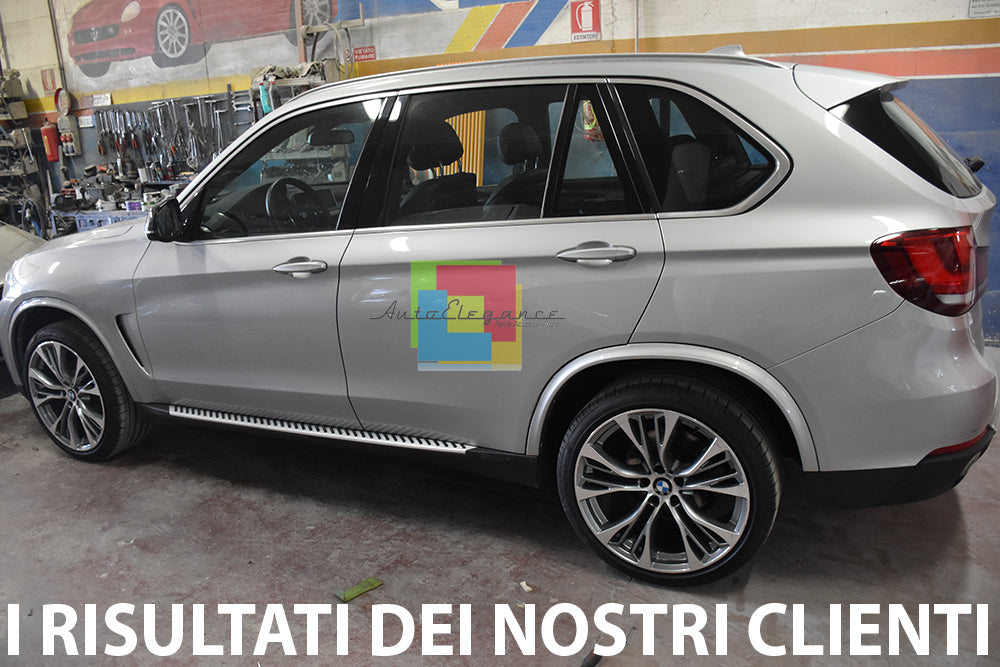 SIDE STEPS BMW X5 F15 2013 ONWARDS ALUMINUM / ABS DOOR SILLS