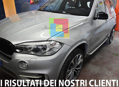 PEDANE LATERALI BMW X5 F15 2013 IN POI SOTTOPORTA IN ALLUMINIO / ABS