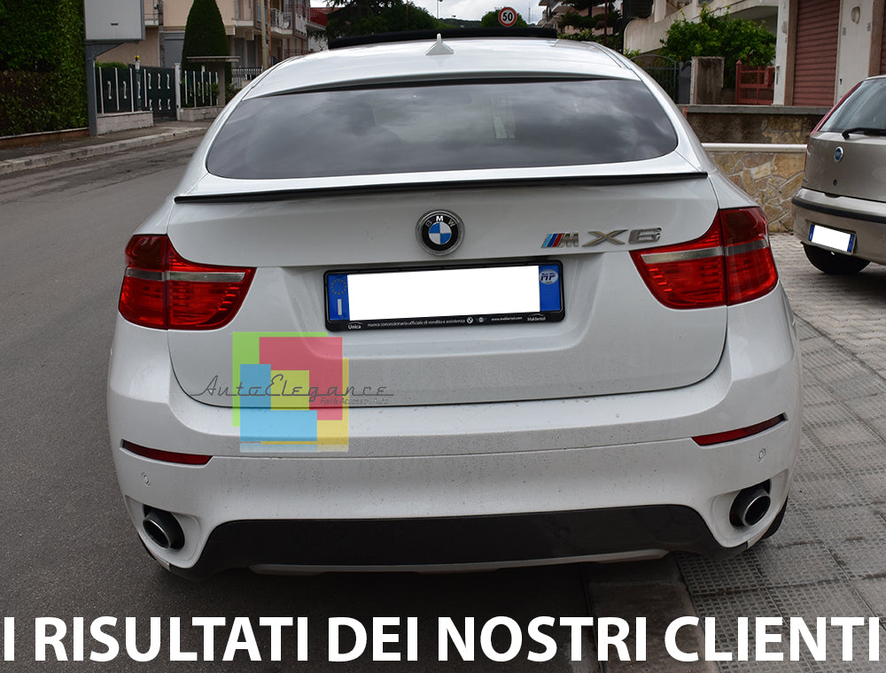 SPOILER POSTERIORE SUL COFANO BMW X6 E71 2008-2014 .- M ABS TOP QUALITA'