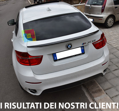 SPOILER POSTERIORE SUL COFANO BMW X6 E71 2008-2014 ABS .-