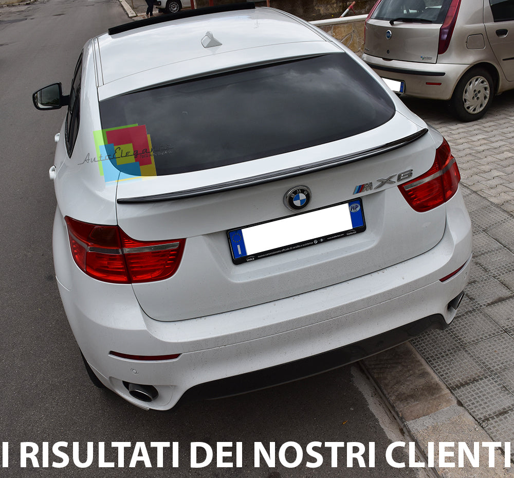 SPOILER POSTERIORE SUL COFANO BMW X6 E71 2008-2014 .- M ABS TOP QUALITA'