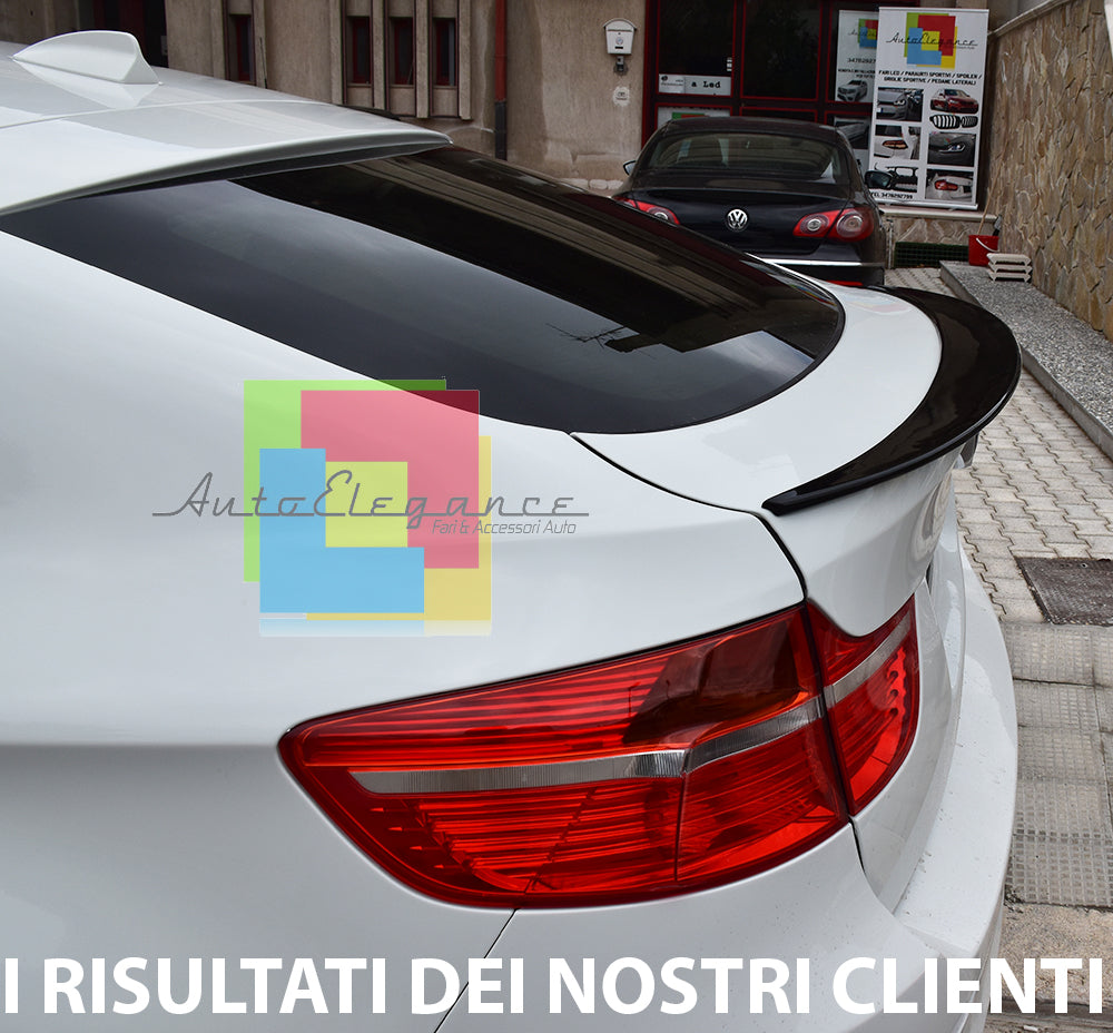 SPOILER POSTERIORE SUL COFANO BMW X6 E71 2008-2014 ABS .-