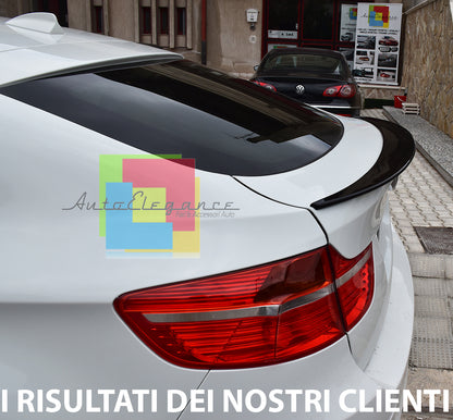 SPOILER POSTERIORE SUL COFANO BMW X6 E71 2008-2014 .- M ABS TOP QUALITA'