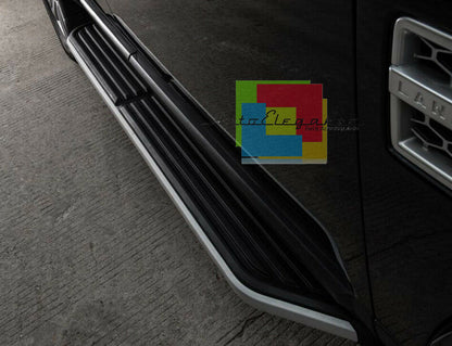 LAND ROVER DISCOVERY 3 / 4  PEDANE SOTTO PORTA LATERALI IN ALLUMINIO & ABS